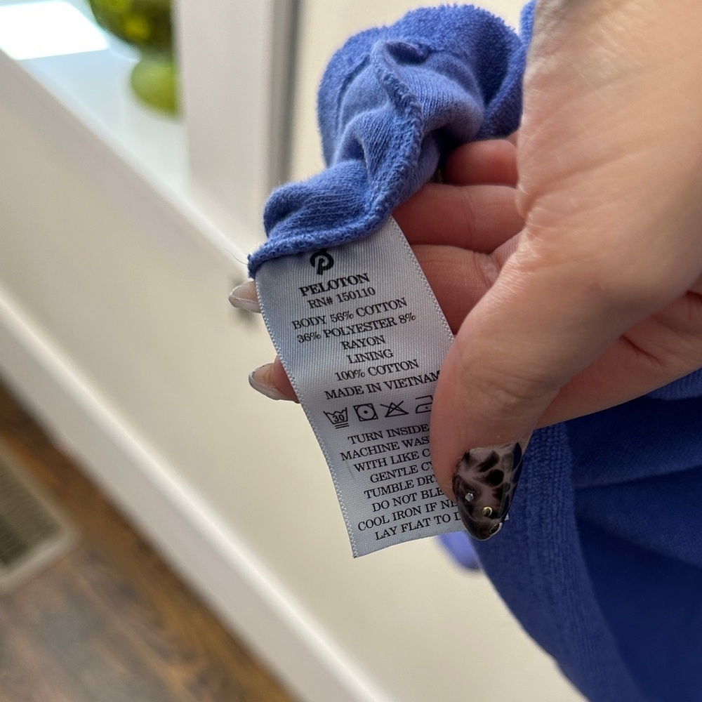 Peloton Purple Quarter-Zip Sweatshirt - Picture 4 of 5